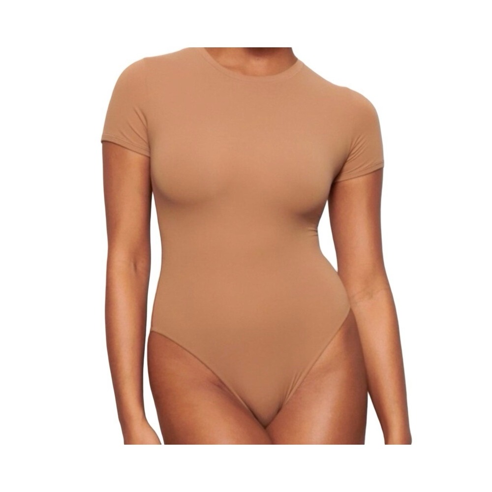 Skims Fits Everybody Tshirt Bodysuit - NEW - Sienna - 4XL